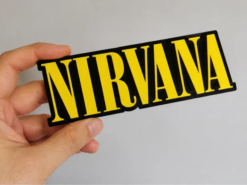 Nirvana 3D Logo Sign - No AMS