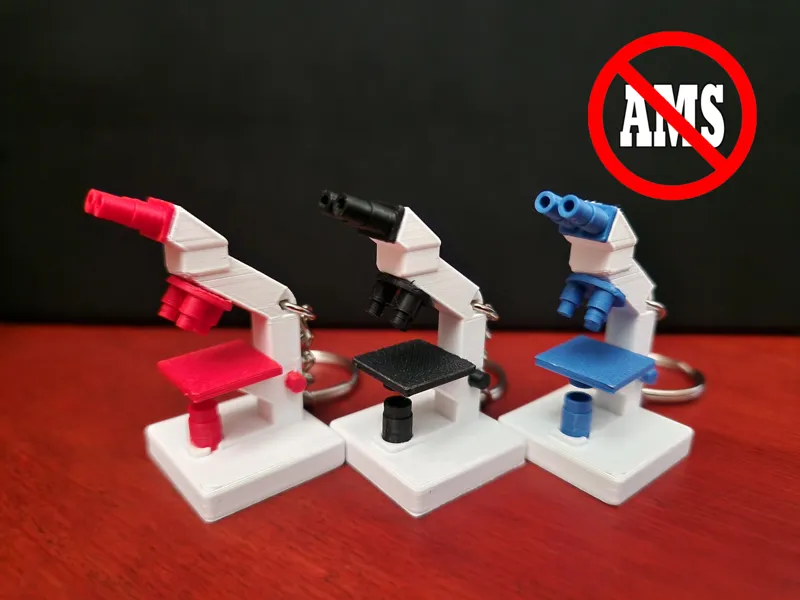 Microscope Keychain