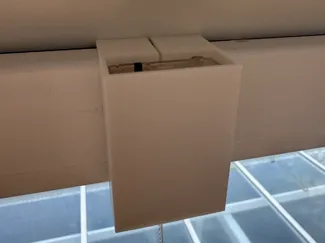 Fensterbox für Batterie-Deko (25 mm Fensterbreite)