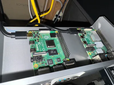 1U Raspberry Pi 3B & 4B Panels for OpenRack Systems