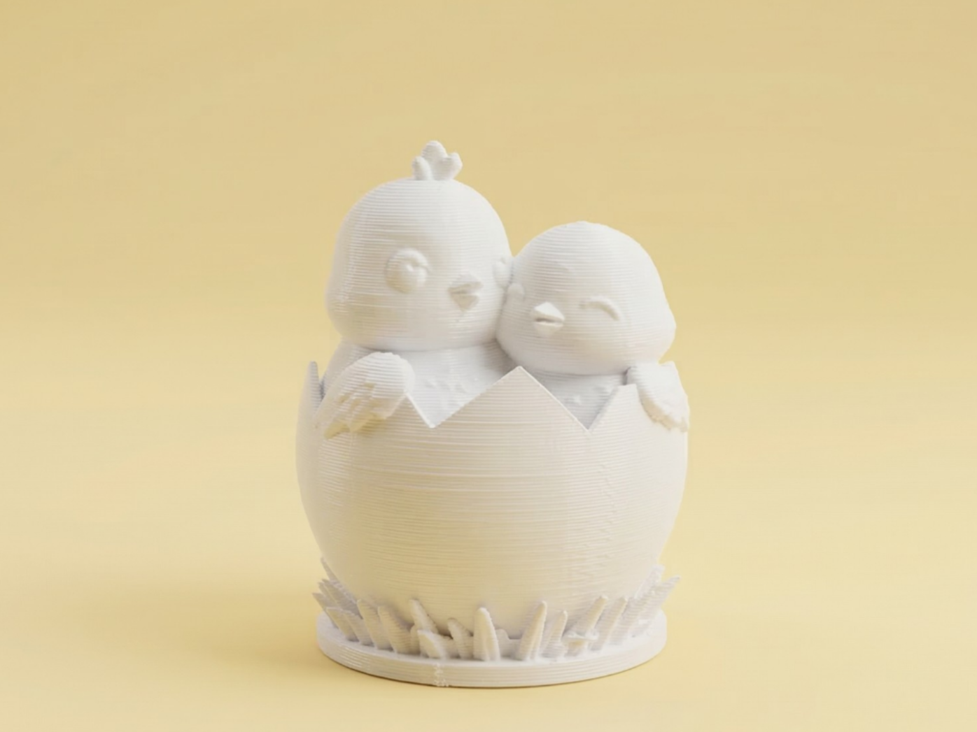 Cute Baby Chicks in Egg