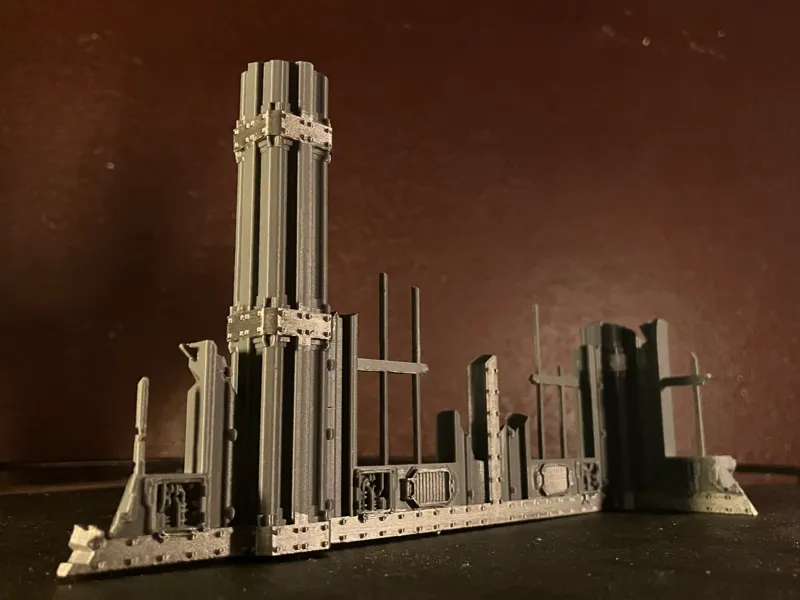 Gothic Urban Ruin 7 Wargame Terrain