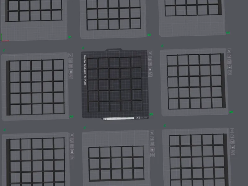Gridfinity base for Ikea drawer low filament use