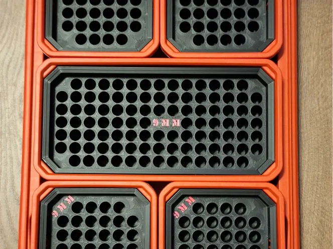9MM trey inserts for Milwaukee slim packout box