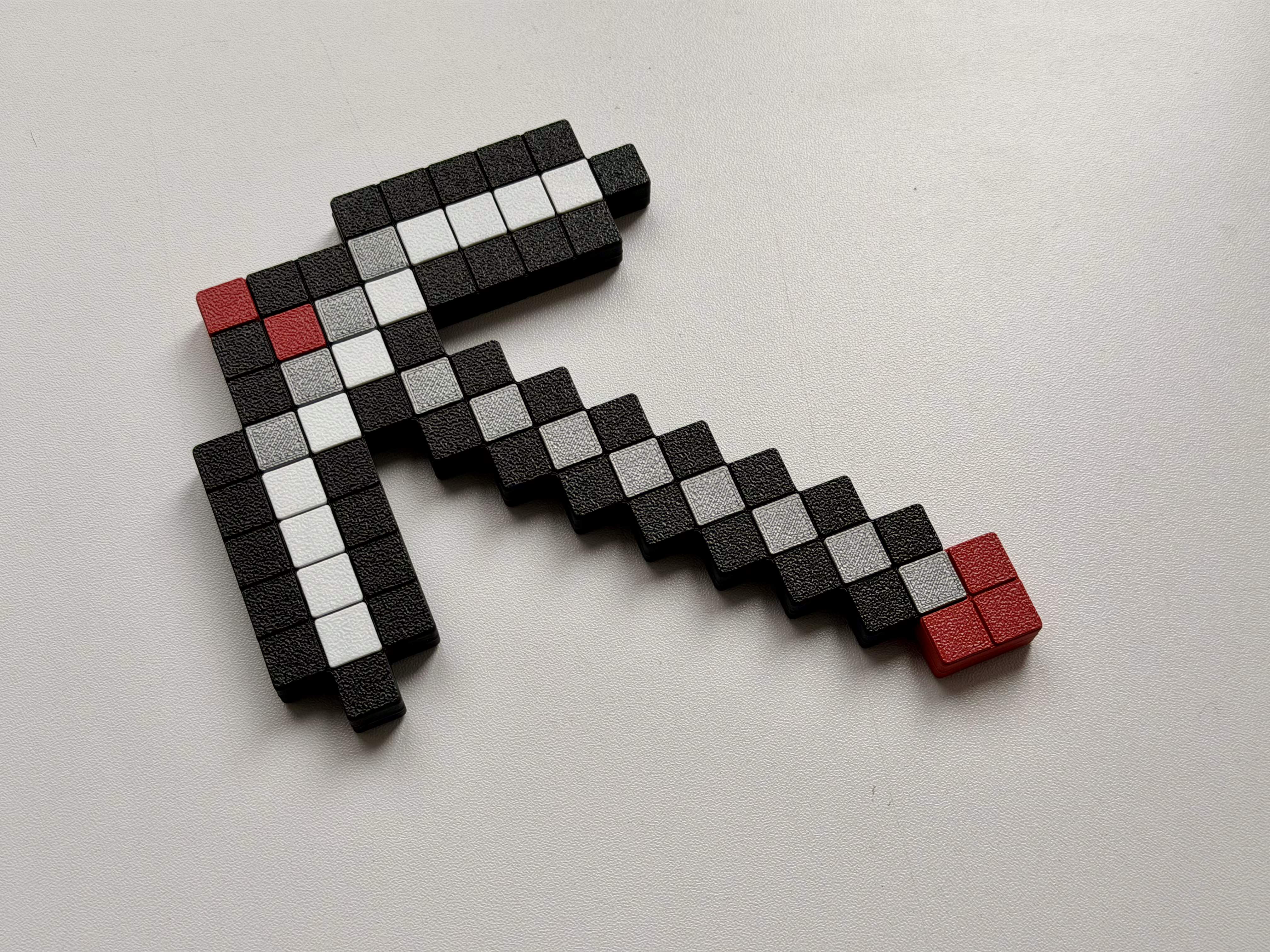 Miniatura 2 do modelo 3D Minecraft 镐 - 双面纹理、圆角、易涂色