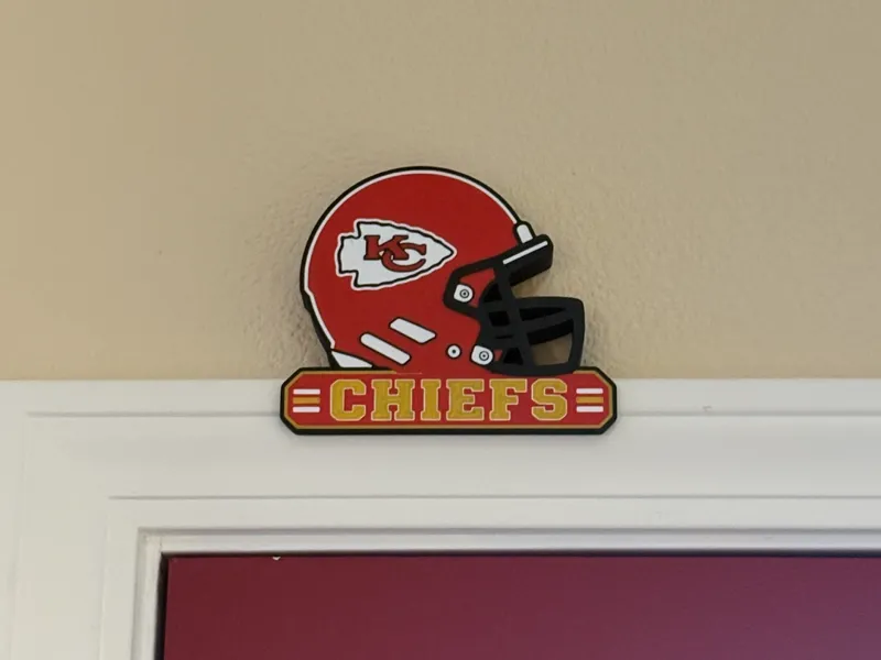 Kansas City Chiefs Door Topper