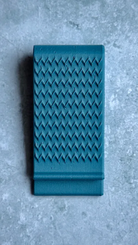 Zig-Zag Money Clip - 10g / 25min view 2