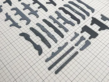 Modelo para impresión 3D: 《田宫迷你四驱车》常用龙头凤尾 田宫原版数据 — vista de referencia 5