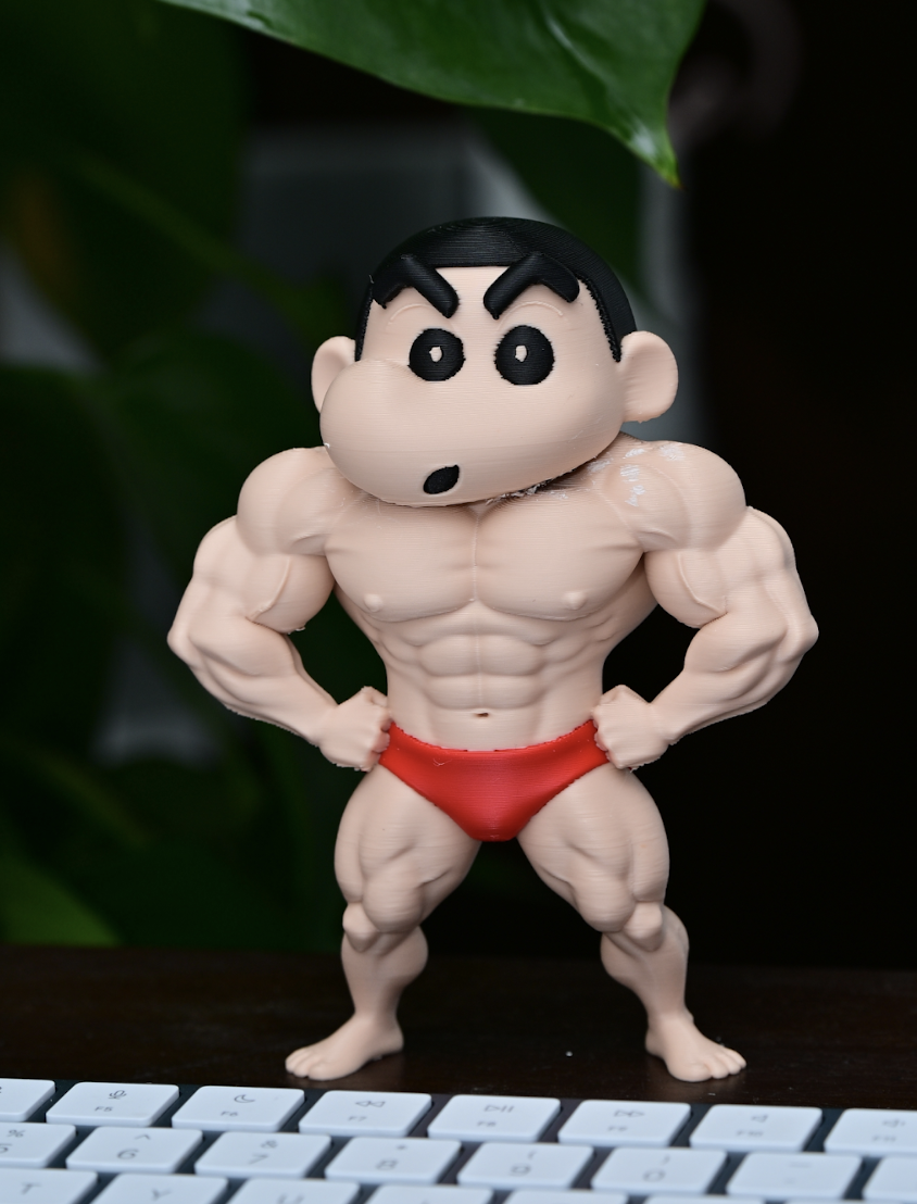 Miniatura 2 do modelo 3D 肌肉猛男蜡笔小新