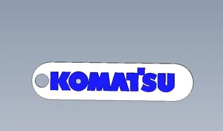 Komatsu Schlüsselanhänger
