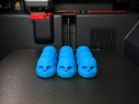 Mini Blob Skull 30x30mm (9pcs)
