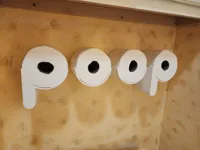 Étagère papier toilette POOP — photo 10