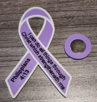 All Cancers Ribbon - Lavender