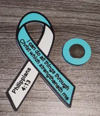 Cervical cancer - Teal and White