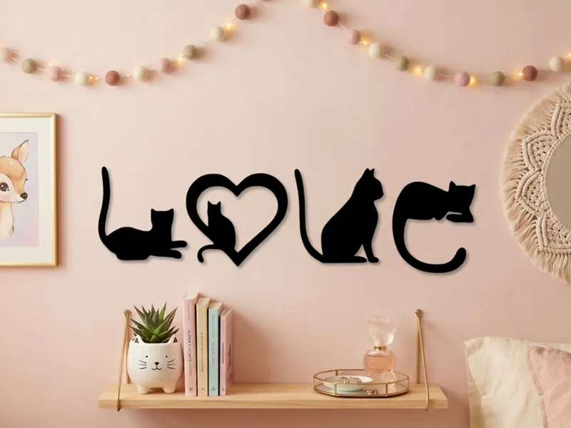 Love Cats Wall Art