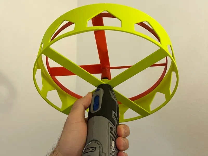 Dremel flyer launcher @ 30k RPM (check video)
