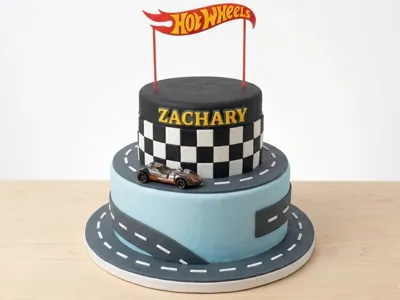 Hot Wheels Cake Topper (No AMS)