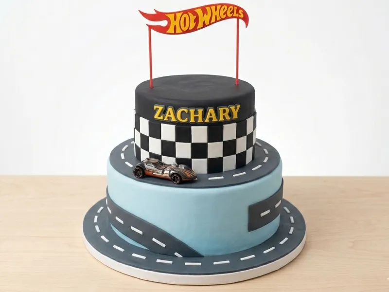Hot Wheels Cake Topper (No AMS)