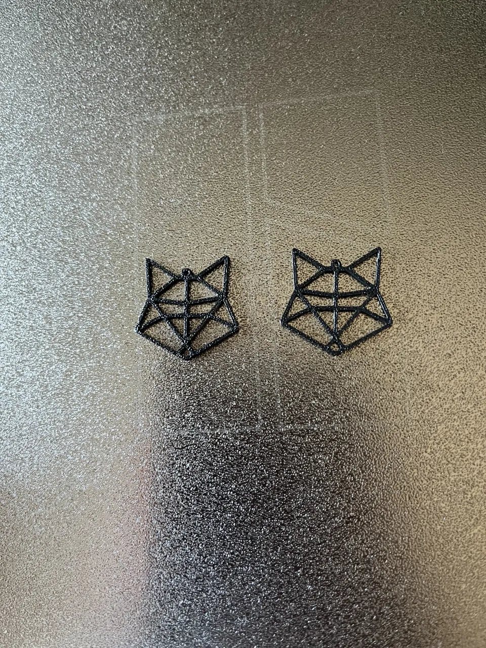 fox earrings view 2