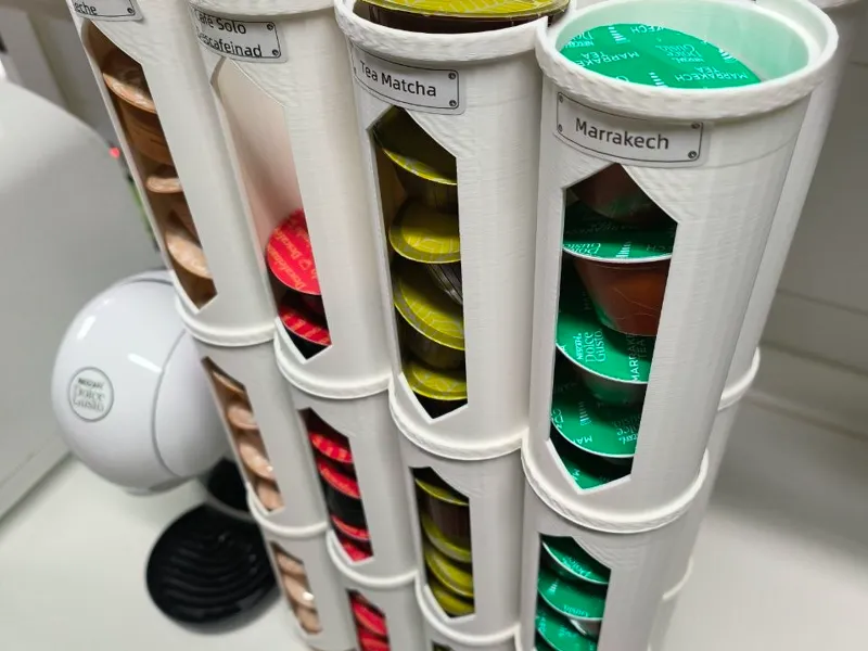 Organizador capsulas de cafe y te 