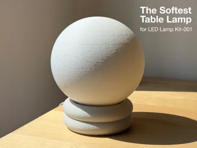 Modern Pillow Base Globe Lamp for LED Lamp Kit