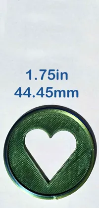 1.75 inch (44.45 mm) disc