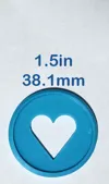 1.5 inch (38.1 mm) disc
