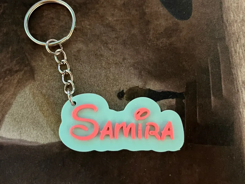 Llavero con el nombre Samira