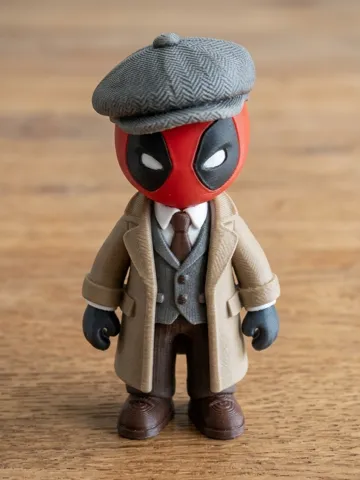 Letrero o emblema decorativo: Deadpool Peaky Blinders — vista de referencia 2