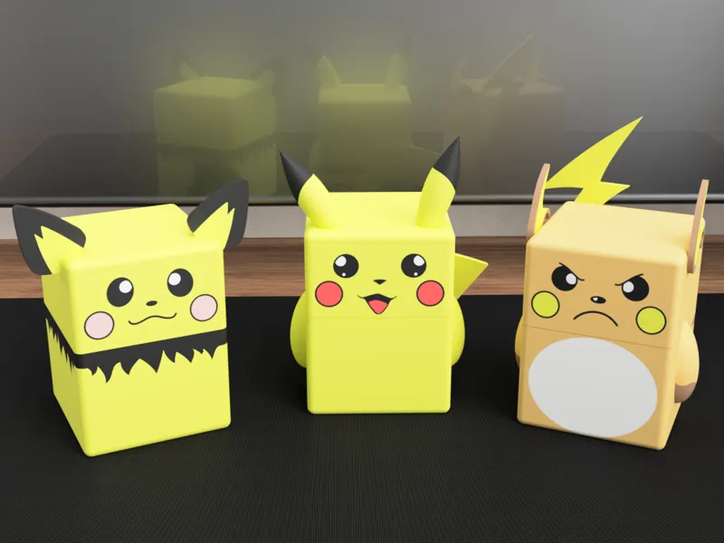 Pikachu Evolution Deckbox Set  - Pokemon - TCG