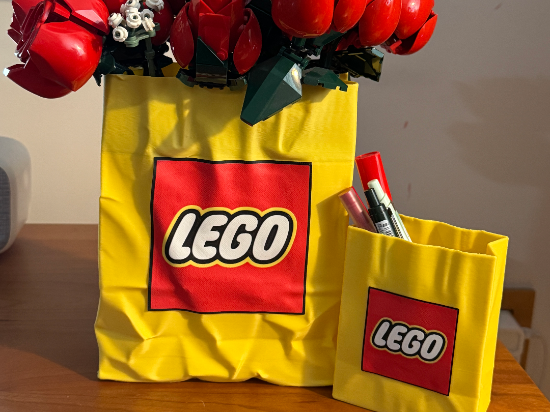 玫瑰花花瓶 纸袋笔筒 