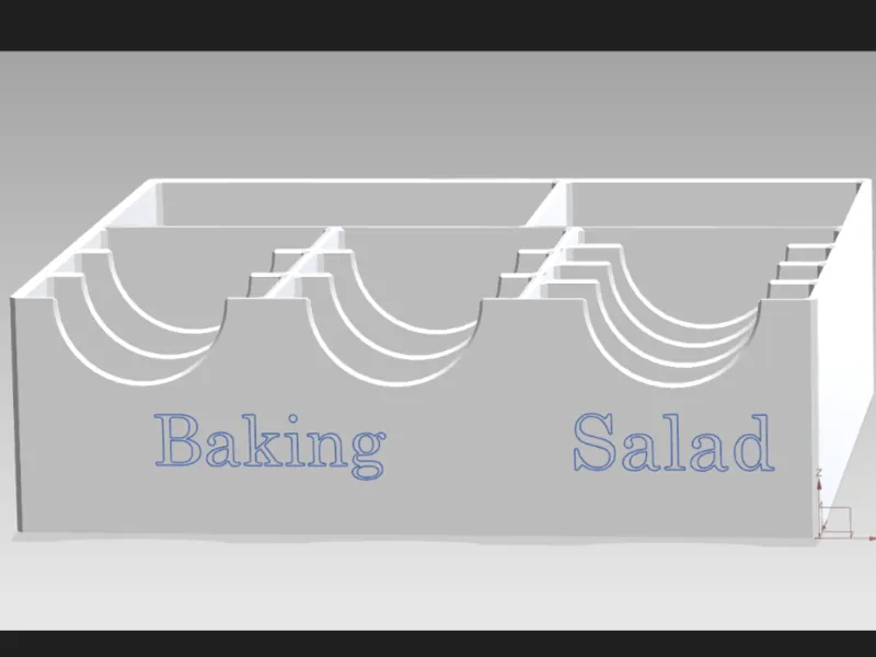 English Version - Kitchen-Organizer for Baking