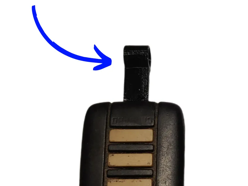 Volvo remote key ring loop