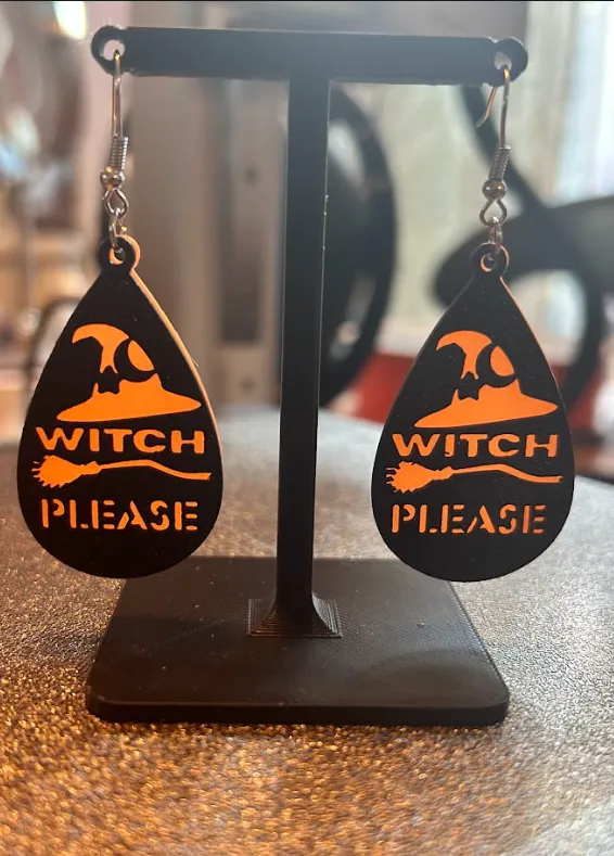 *NO AMS* Witch Please Earrings view 2