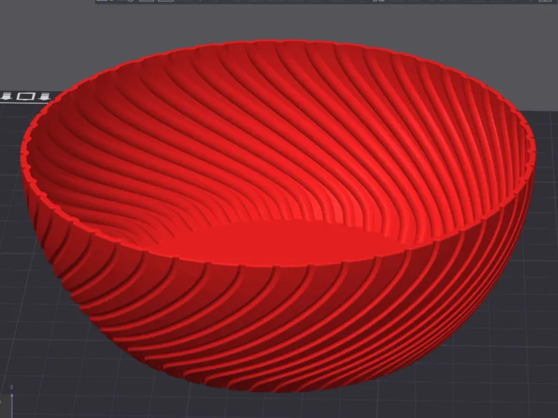 Spiral "candy" bowl 