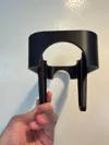 Cutout for feeding from top of spool