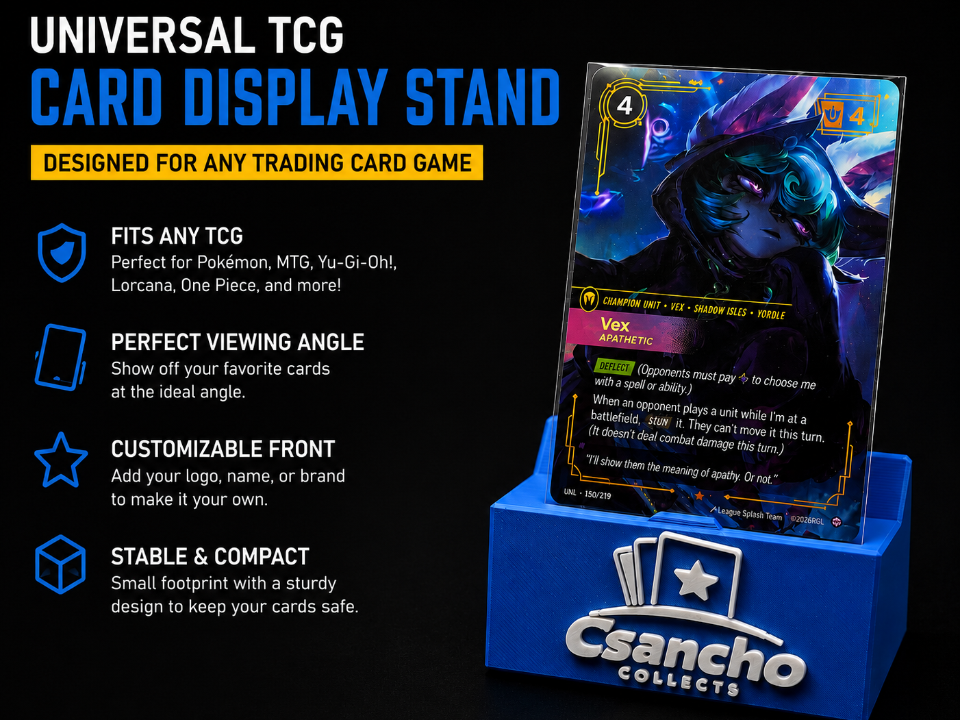 Universal Card Display Stand