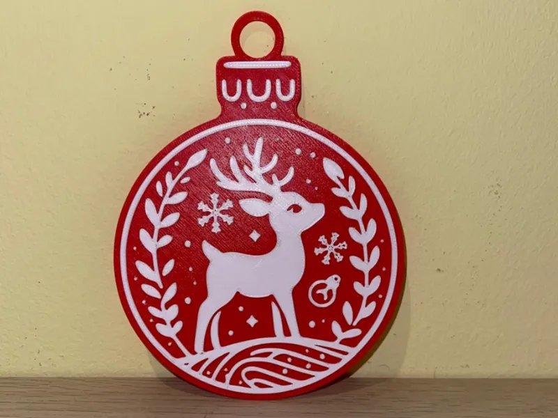 Bola Reno de Navidad