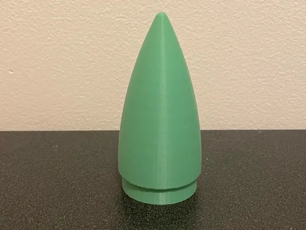 Ogive pour fusée modèle réduit 4,5 cm