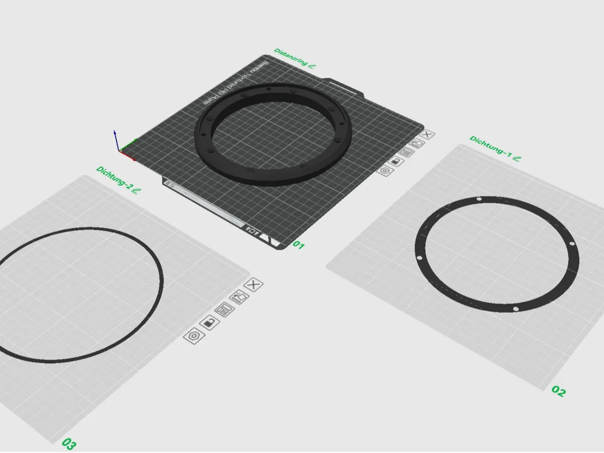 Bague d'espacement pour haut-parleur 170 mm