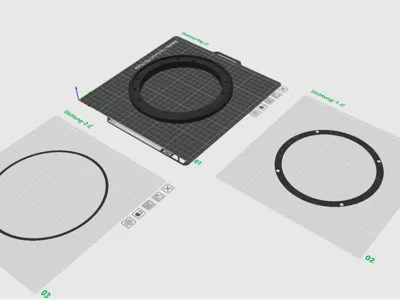 Spacer Ring V1.1 for 170mm Loudspeakers