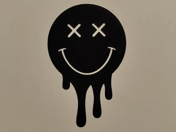 Décoration murale smiley