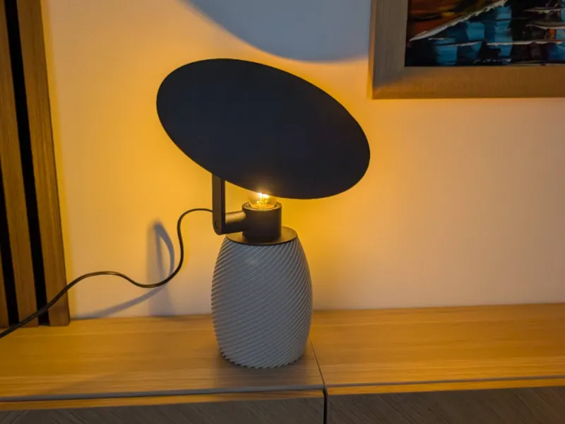 "Lady's hat" Lamp by P&P