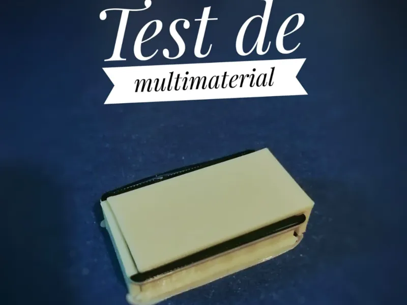 PLA + PETG -Test de soporte con Petg