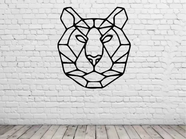 animal geometrico decoracion de pared v2