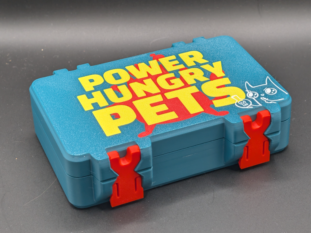 Power Hungry Pets Card Box - SnapLock