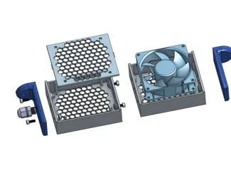 80mm fan modular multi support