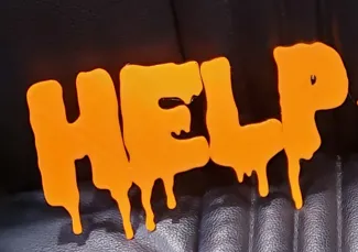 Halloween "Help Yourself" Sign