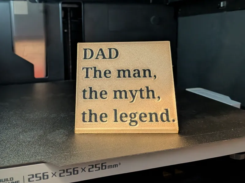Dad: The Legend - Father's Day Sign