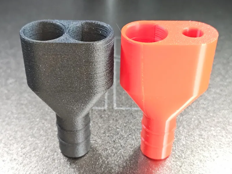 Y hose connector (slide in, parametric)